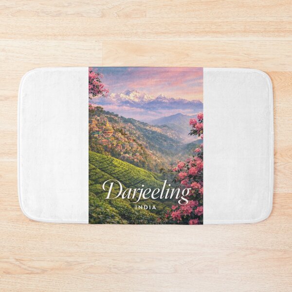 Item preview, Darjeeling West Bengal Kanchenjunga Tea Gardens Ghum Tiger Hill Eastern Himalaya designed and sold by Aryabek.