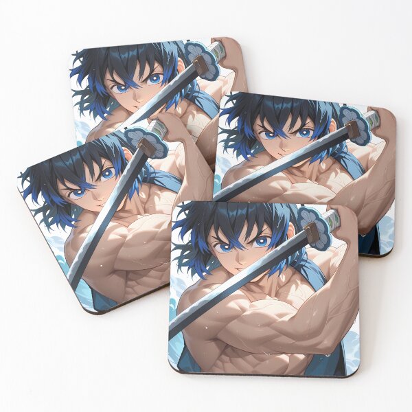 Item preview, Inosuke Hashibira Demon Slayer Water Splash Power Pose designed and sold by Tokyonomad.