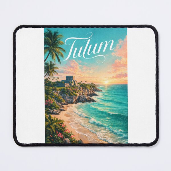 Item preview, Tulum Quintana Roo Mexico Riviera Maya Tulum Ruins Caribbean Coast Yucatan Peninsula designed and sold by Aryabek.