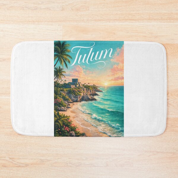 Item preview, Tulum Quintana Roo Mexico Riviera Maya Tulum Ruins Caribbean Coast Yucatan Peninsula designed and sold by Aryabek.
