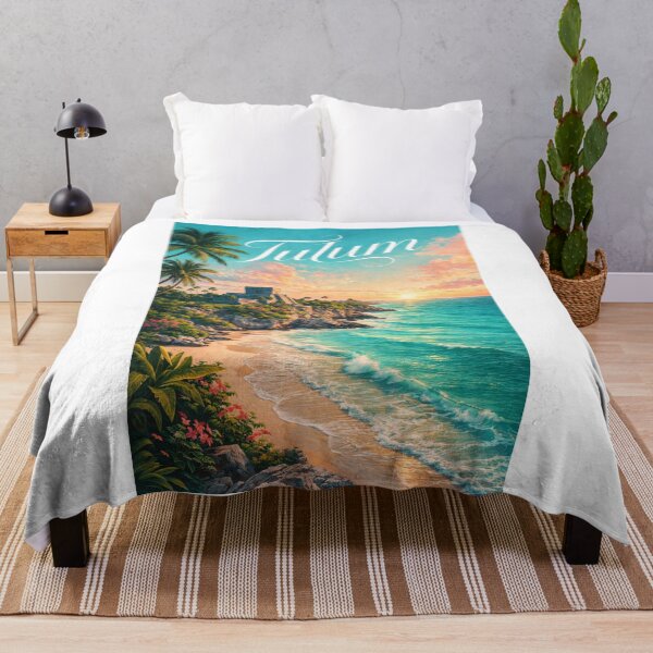 Item preview, Tulum Quintana Roo Mexico Riviera Maya Tulum Ruins Caribbean Coast Yucatan Peninsula designed and sold by Aryabek.