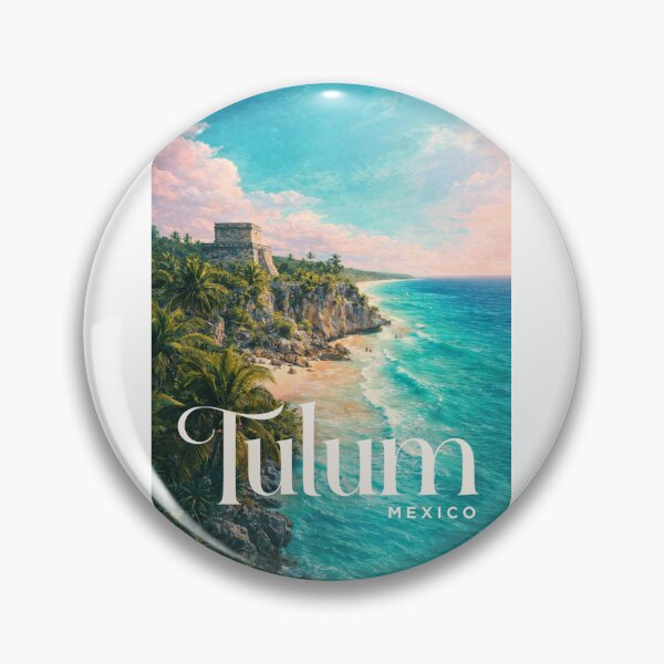 Item preview, Tulum Quintana Roo Riviera Maya Caribbean Sea Tulum Ruins Playa Paraiso Mexico designed and sold by Aryabek.