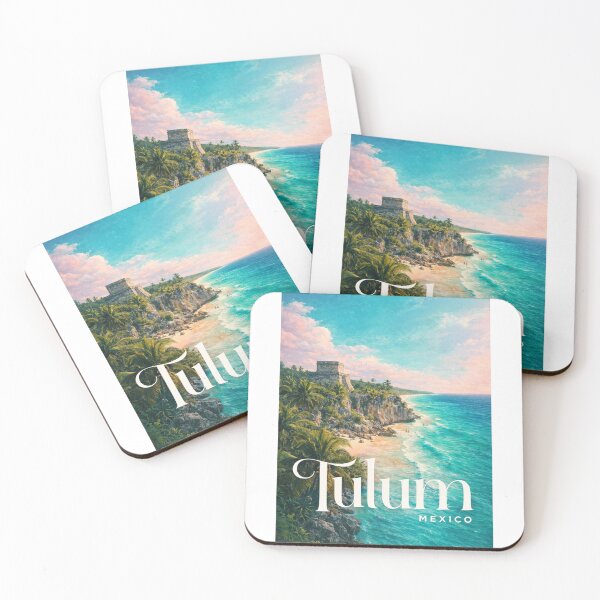 Item preview, Tulum Quintana Roo Riviera Maya Caribbean Sea Tulum Ruins Playa Paraiso Mexico designed and sold by Aryabek.