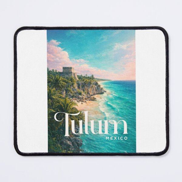 Item preview, Tulum Quintana Roo Riviera Maya Caribbean Sea Tulum Ruins Playa Paraiso Mexico designed and sold by Aryabek.