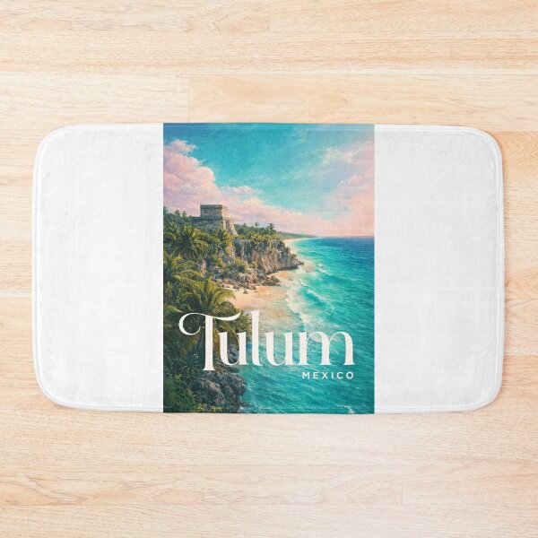 Item preview, Tulum Quintana Roo Riviera Maya Caribbean Sea Tulum Ruins Playa Paraiso Mexico designed and sold by Aryabek.