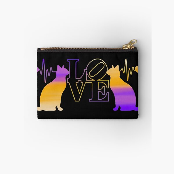Item preview, Love Cats Coffee Heartbeat Gradient T-Shirt designed and sold by OlyvieArt.