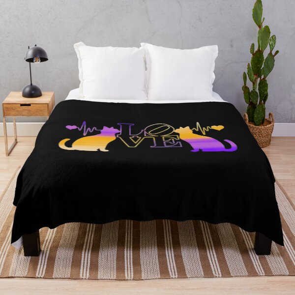 Item preview, Love Cats Coffee Heartbeat Gradient T-Shirt designed and sold by OlyvieArt.