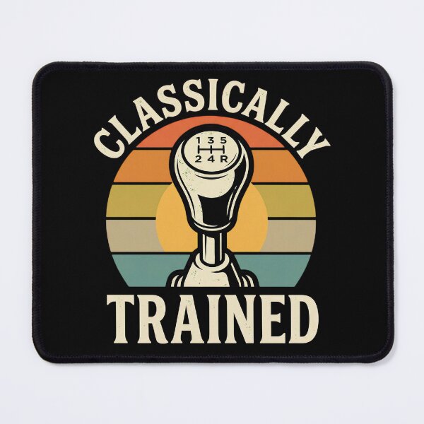 Item preview, Classically Trained Retro Manual Car designed and sold by dudelinart.