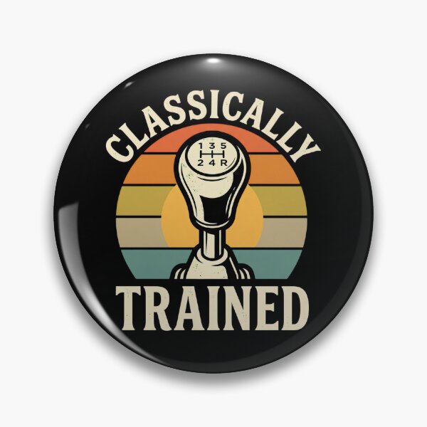 Item preview, Classically Trained Retro Manual Car designed and sold by dudelinart.