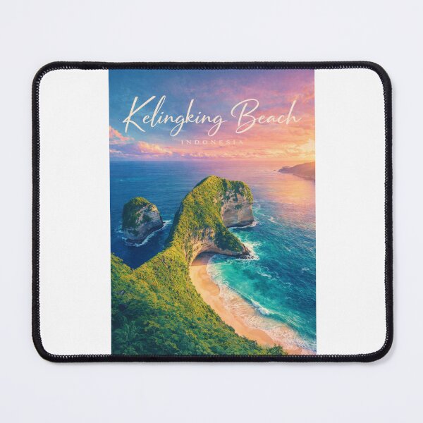 Item preview, Kelingking Beach Nusa Penida Bali T Rex Cliff Indian Ocean Coastal Landscape Indonesia designed and sold by Aryabek.