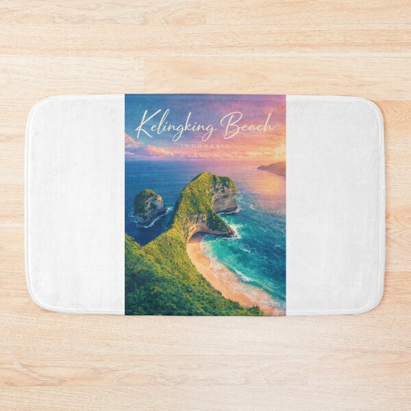 Item preview, Kelingking Beach Nusa Penida Bali T Rex Cliff Indian Ocean Coastal Landscape Indonesia designed and sold by Aryabek.