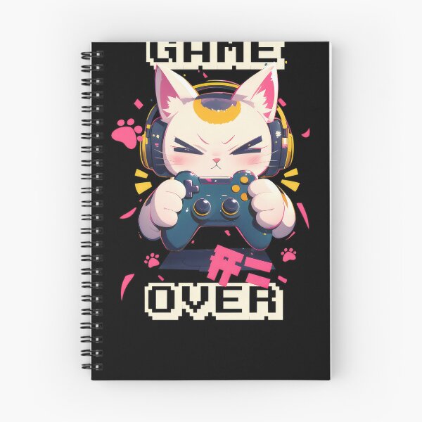 Item preview, Game Over Cat #919 designed and sold by triglavis-art.