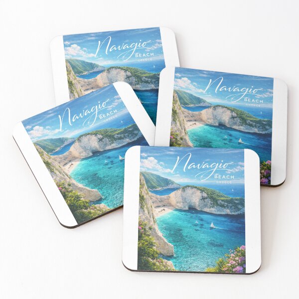 Item preview, Navagio Beach Zakynthos Greece Ionian Sea Shipwreck Cove Blue Caves Porto Vromi designed and sold by Aryabek.