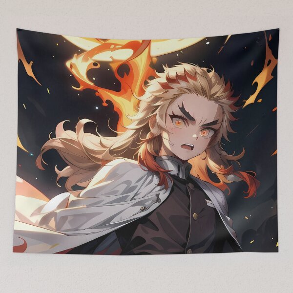 Item preview, Kyojuro Rengoku Demon Slayer Phoenix Flame Aura designed and sold by Tokyonomad.