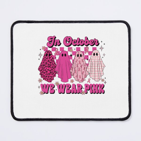 Item preview, In October We Wear Pink Ghost RDS designed and sold by CriseldaBruning.