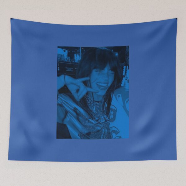 Item preview, blue Billie Eilish Photo designed and sold by Crealice.