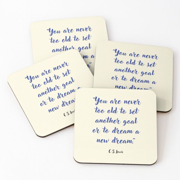 Item preview, You are never too old . . . C S Lewis Quotation designed and sold by CharlottePlaceArt.