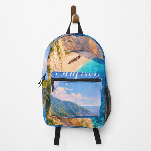 Item preview, Shipwreck Beach Zakynthos Greece Navagio Cove Ionian Sea Blue Caves Porto Vromi designed and sold by Aryabek.