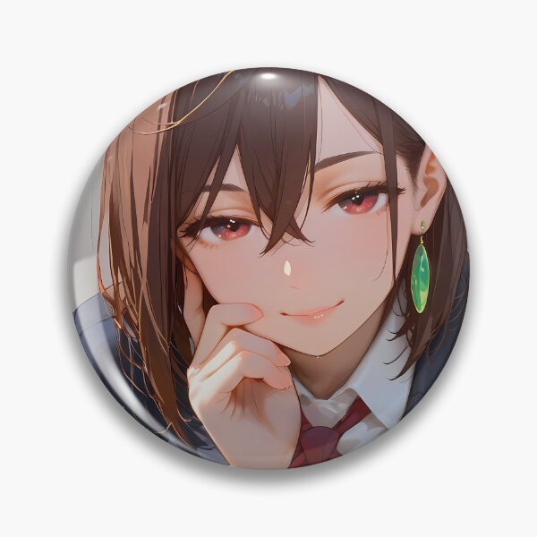 Item preview, Momo Ayase Dandadan Sly Smile School Uniform Portrait designed and sold by Tokyonomad.