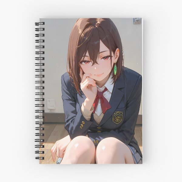 Item preview, Momo Ayase Dandadan Sly Smile School Uniform Portrait designed and sold by Tokyonomad.