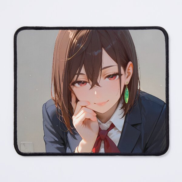 Item preview, Momo Ayase Dandadan Sly Smile School Uniform Portrait designed and sold by Tokyonomad.