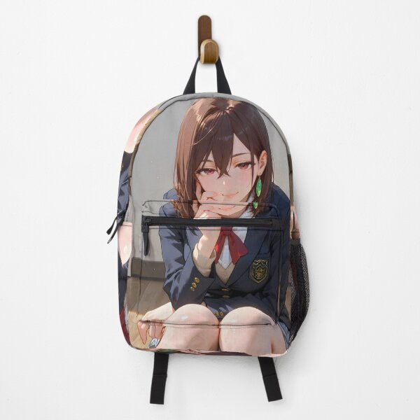 Item preview, Momo Ayase Dandadan Sly Smile School Uniform Portrait designed and sold by Tokyonomad.