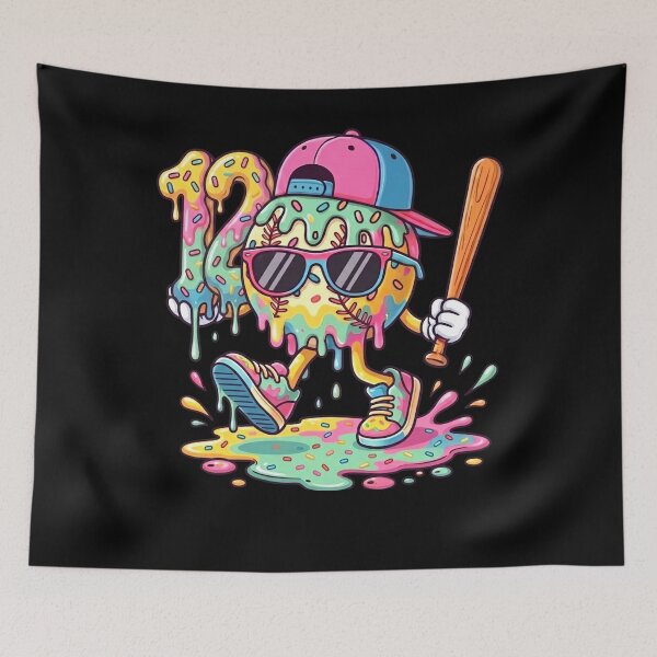 Item preview, Baseball 12th Birthday Drip Cool Kid Shirt designed and sold by KIROSALS.