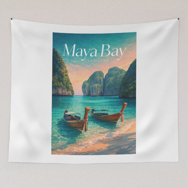 Item preview, Maya Bay Phi Phi Leh Krabi Thailand Andaman Sea Phi Phi Islands Loh Samah Bay designed and sold by Aryabek.