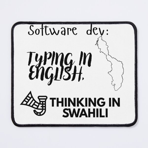 Item preview, African Software Dev Quote Tee designed and sold by thoppy.