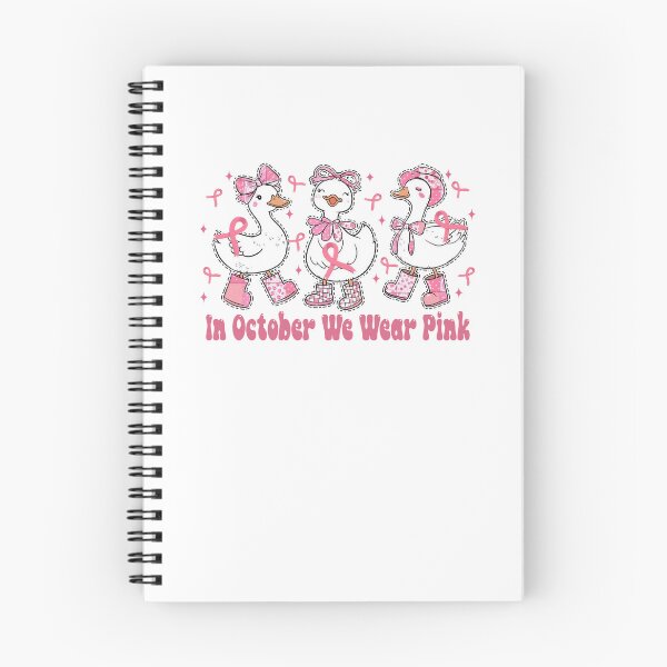 Item preview, In October We Wear Pink Goose RDS designed and sold by CriseldaBruning.