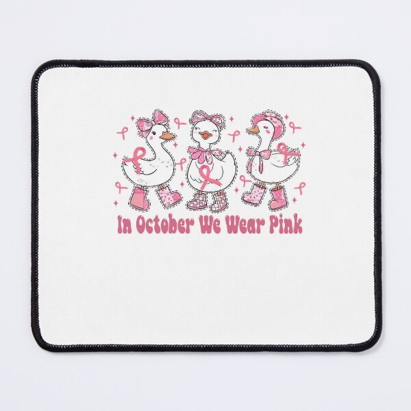 Item preview, In October We Wear Pink Goose RDS designed and sold by CriseldaBruning.