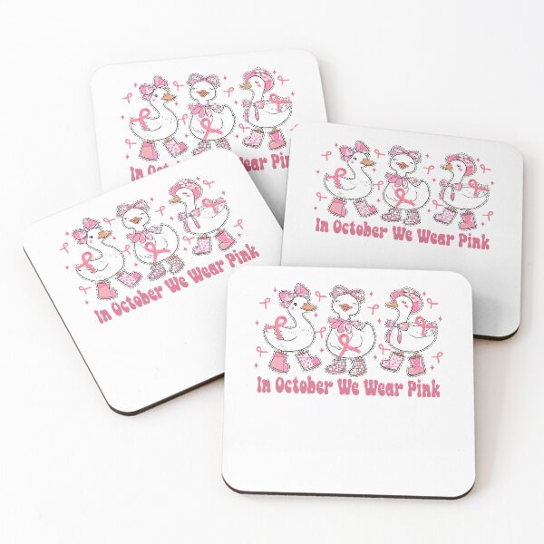 Item preview, In October We Wear Pink Goose RDS designed and sold by CriseldaBruning.