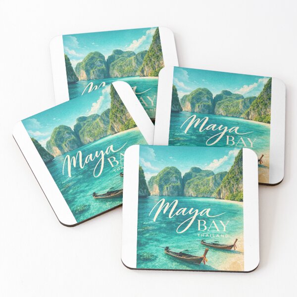 Item preview, Maya Bay Phi Phi Islands Thailand Andaman Sea Pileh Lagoon Loh Samah Bay Krabi designed and sold by Aryabek.