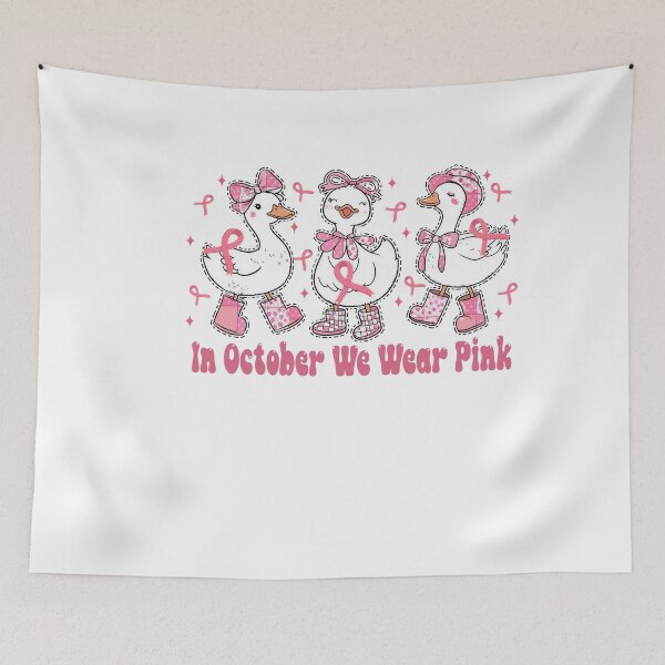 Item preview, In October We Wear Pink Goose RDS designed and sold by CriseldaBruning.