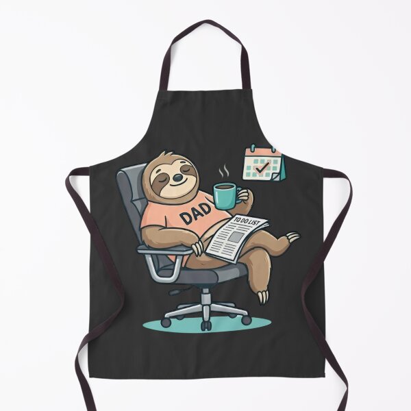 Item preview, Sloth Dad Shirt – Funny Lazy Sloth Coffee Meme, Father Humor Graphic Tee designed and sold by ZyxDes.