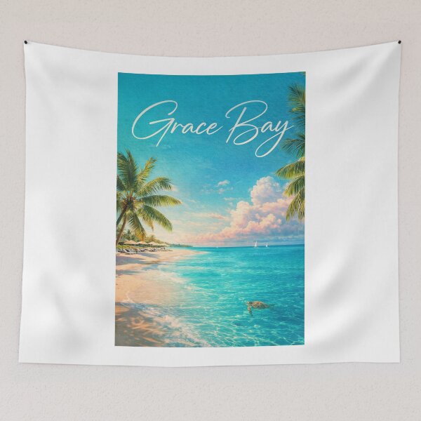 Item preview, Grace Bay Providenciales Turks and Caicos Grace Bay Beach Princess Alexandra National Park designed and sold by Aryabek.