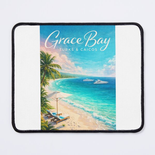 Item preview, Grace Bay Providenciales Turks and Caicos Caribbean Sea Princess Alexandra National Park designed and sold by Aryabek.