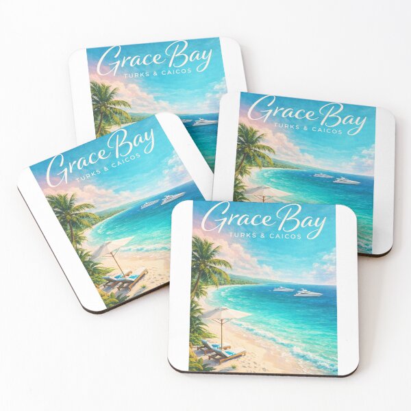 Item preview, Grace Bay Providenciales Turks and Caicos Caribbean Sea Princess Alexandra National Park designed and sold by Aryabek.