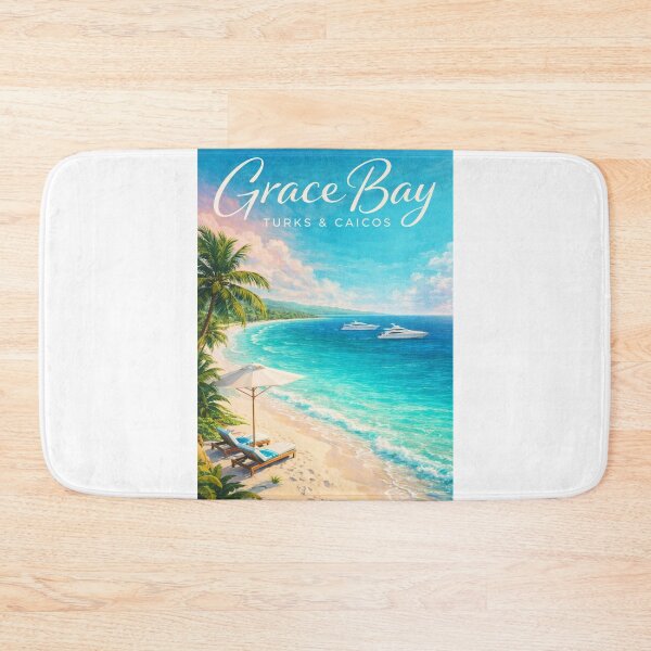 Item preview, Grace Bay Providenciales Turks and Caicos Caribbean Sea Princess Alexandra National Park designed and sold by Aryabek.