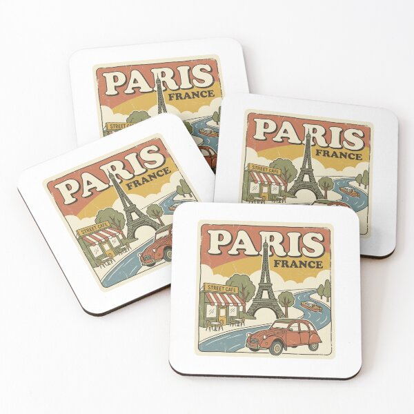 Item preview, The Vintage 1970s Paris France Travel Design designed and sold by VelvetArchives.