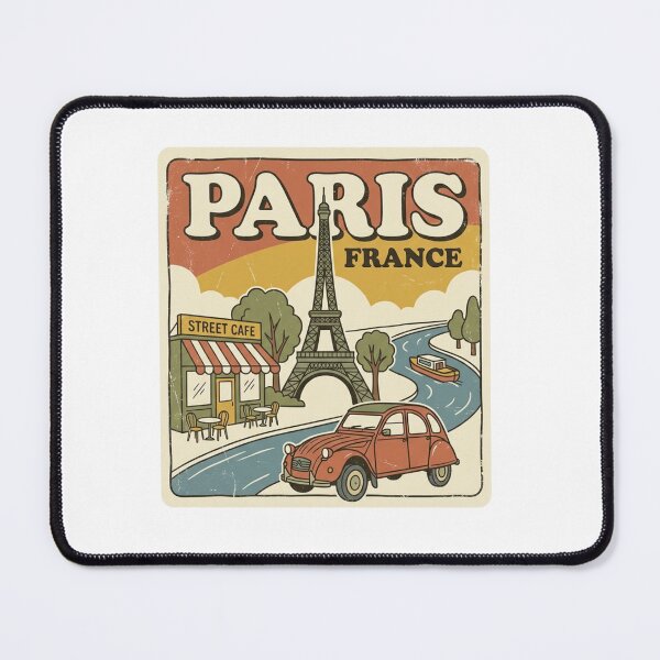 Item preview, The Vintage 1970s Paris France Travel Design designed and sold by VelvetArchives.