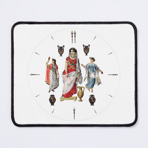 Item preview, P014 Greek Ancient Times Clock C designed and sold by TreesOn.