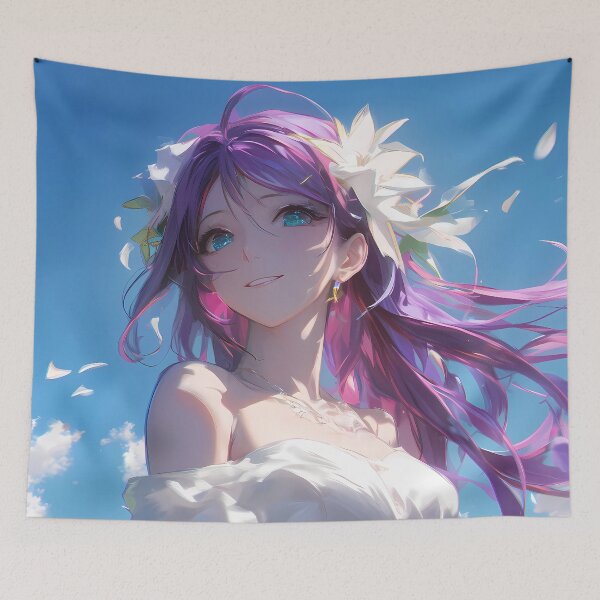 Item preview, Radiant Ai Hoshino Oshi No Ko anime sky petals beauty charm designed and sold by Tokyonomad.