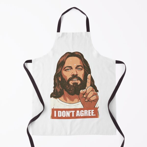 Item preview, Calm Expression I Dont Agree Jesus White Background designed and sold by Piotrek0001.