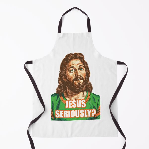 Item preview, Jesus Seriously Meme Green Background Art designed and sold by Piotrek0001.