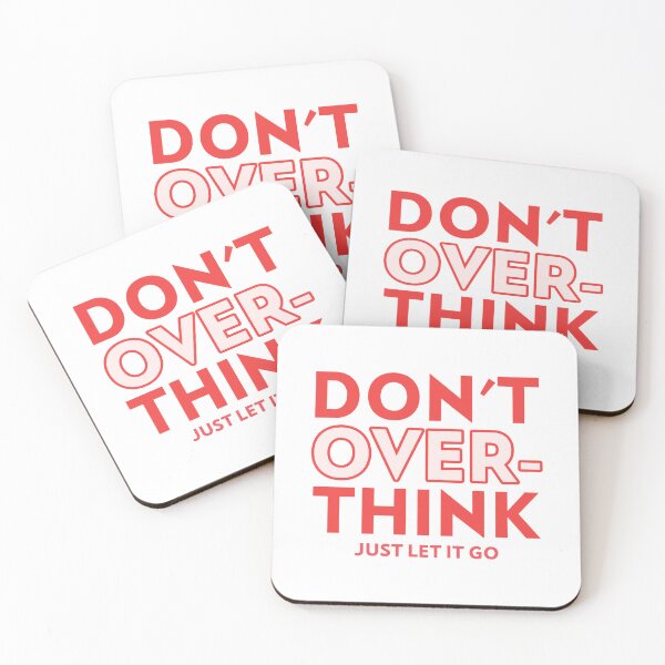 Item preview, Don't over think, just let it go designed and sold by GlimmerAura.