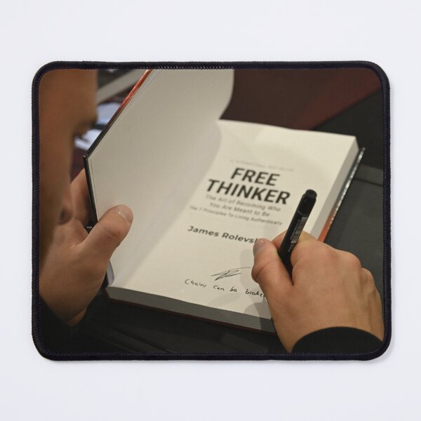 Item preview, James Rolevski Signing Free Thinker Hardcover designed and sold by getmybookstore.