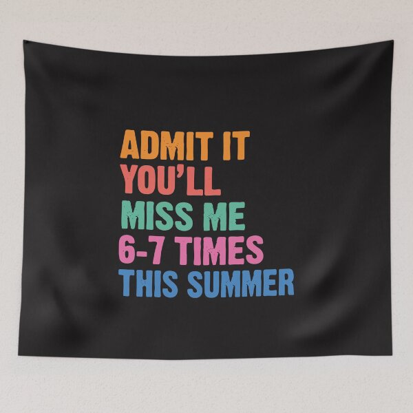 Item preview, Admit It Youll Miss Me This Summer Funny Last Day Of School Retro designed and sold by kiralynstration.
