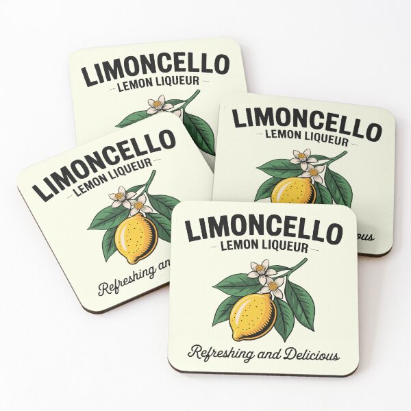 Item preview, Limoncello – Refreshing & Delicious Lemon Liqueur Italia Design designed and sold by EmeraldeaArt.
