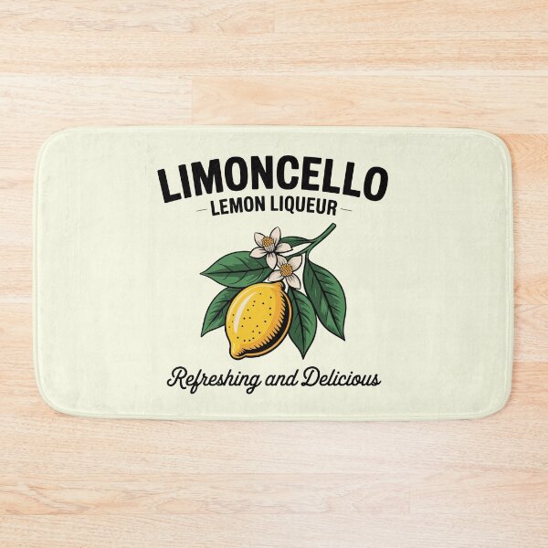 Item preview, Limoncello – Refreshing & Delicious Lemon Liqueur Italia Design designed and sold by EmeraldeaArt.